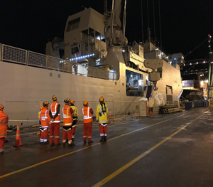 Wellington docks damaged in earthquake