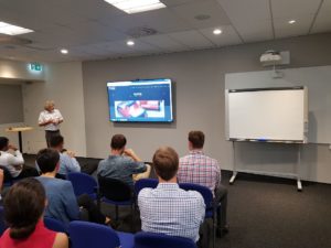 Michael from CSI presenting to a group of NZ Engineers